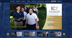 Desktop Screenshot of iccatholicprep.org
